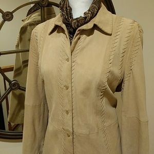 Blue Ice suede jacket